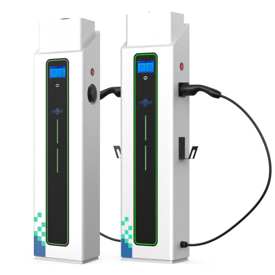 Public charging station ELNEXUS Twin for two electric vehicles 2 x 22 kV