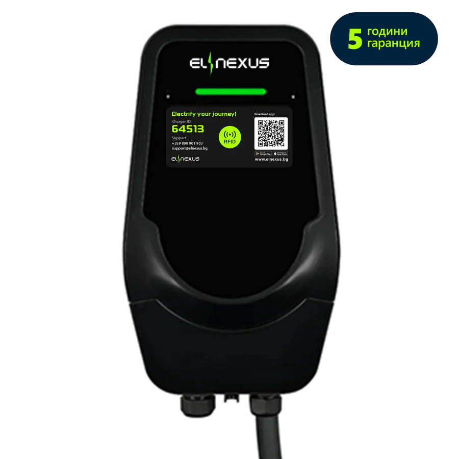 ELNexus EV22 PLUS TYPE 2 CHARGING STATION | 22 KW AC WITH CABLE