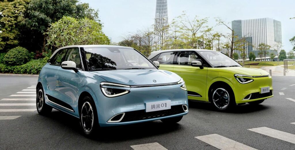 2024 Electric car DongFeng Nammi 001 42.3kWh 94 hp automatic 