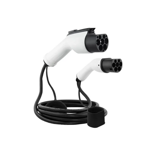 Three-phase electric vehicle charging cable – Type 2 to GBT 22 kW 5 meters 