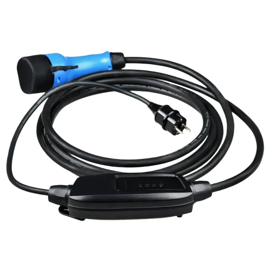 Portable mobile charging station 3.7 kW Duosida 16A Schuko to Type 2 5 meters 